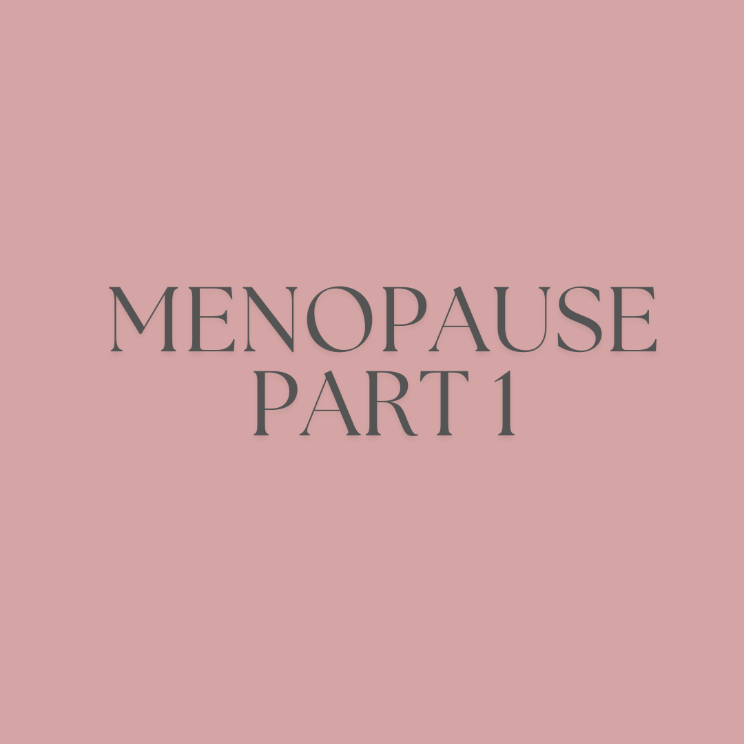 Menopause part 1 of three in mini video series