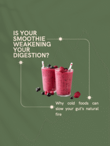 cold foods and Chinese medicine